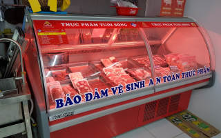 Tủ siêu thị bảo quản thịt tươi sống 