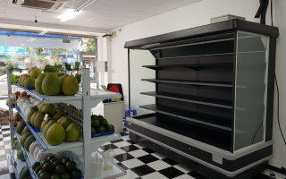 Lắp đặt công trình tủ siêu thị Sân Bay Tân Sơn Nhất 