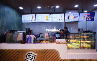 BÀN GIAO TỦ BÁNH 2 NGĂN - COFFEE BEAN & TEA LEAF