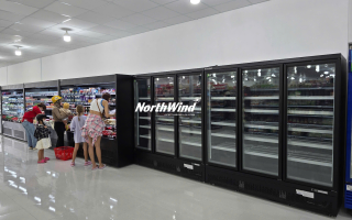 Bàn giao hệ tủ trưng bày siêu thị dugong Phú Quốc