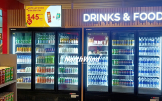 BÀN GIAO TỦ MÁT TRƯNG BÀY - NHÀ GA T3
