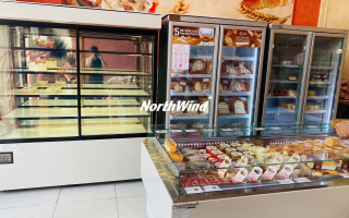 BÀN GIAO COMBO TỦ TRƯNG BÀY BÁNH - SUGAR TOWN 