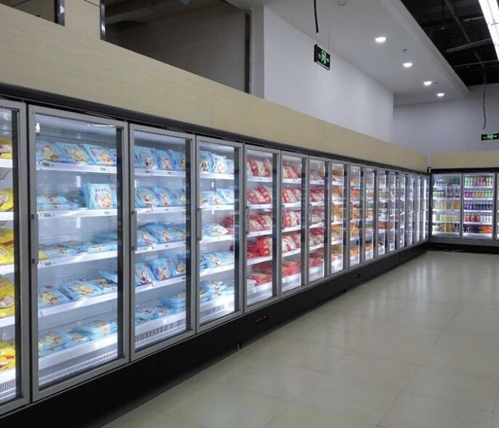 Tủ đông đứng siêu thị 