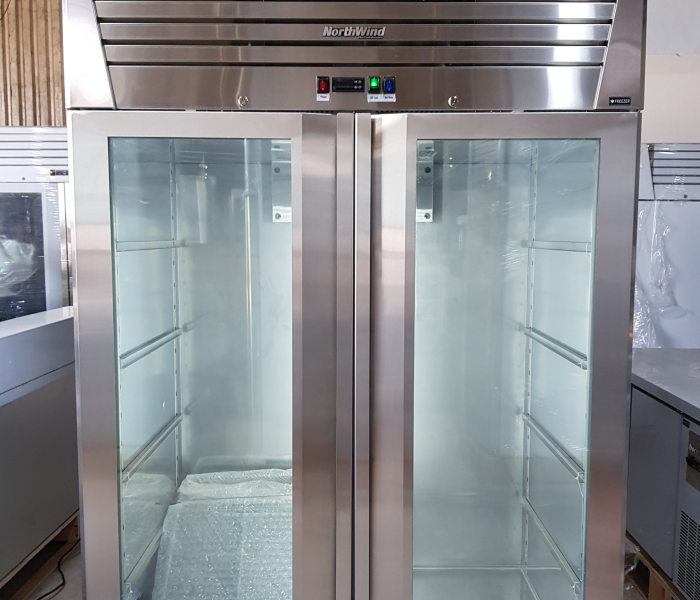 Tủ đông inox 304 cửa kính 
