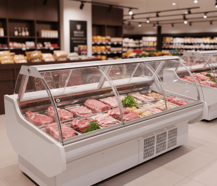 Tủ trưng bày thịt, cá tươi sống Northwind
