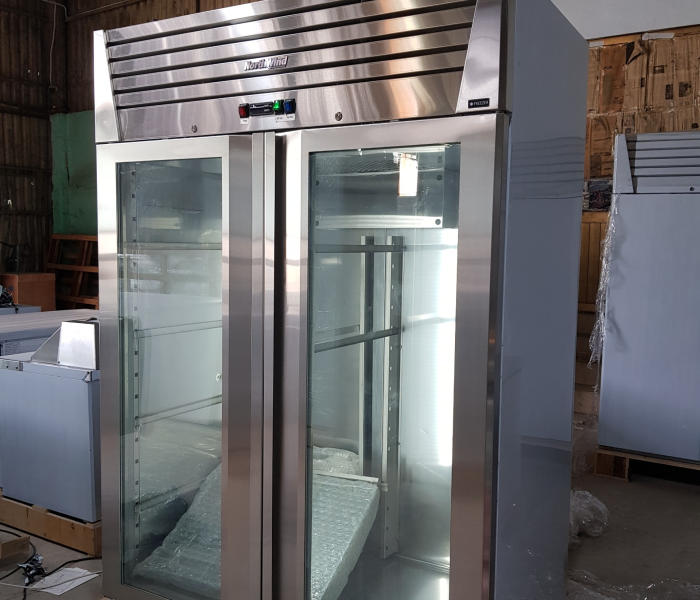 Tủ đông inox 304 cửa kính 