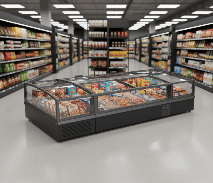 Tủ đông đảo kính trong suốt Northwind