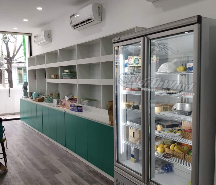 Tủ mát 2 cánh kính 