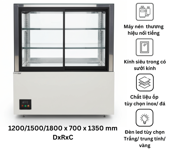 Tủ bánh 3 tầng cửa mở trước Northwind