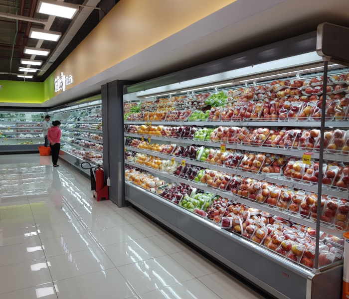 Lắp đặt tủ siêu thị Big C QUận 7 