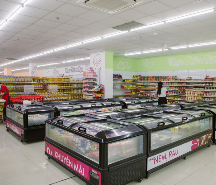 Tủ đông nằm kính trưng bày Northwind 