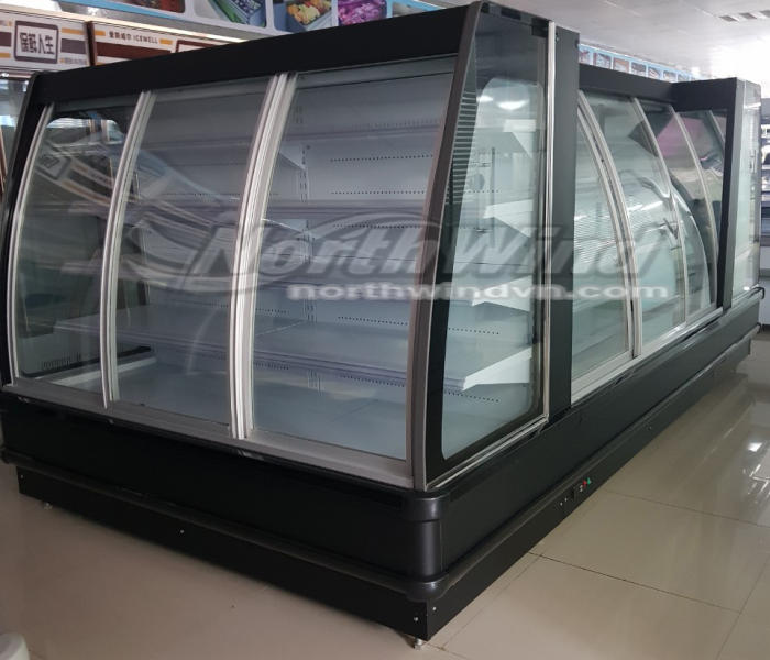 Tủ siêu thị máy nén ngoài