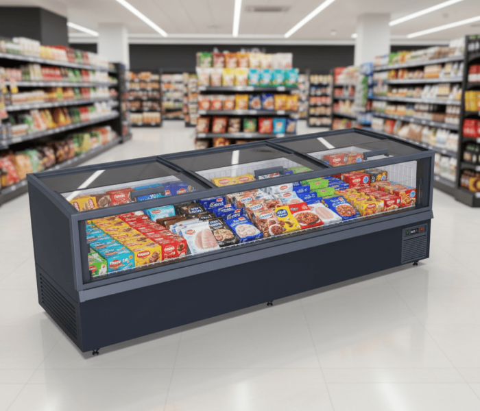 Tủ đông đảo kính trong suốt Northwind