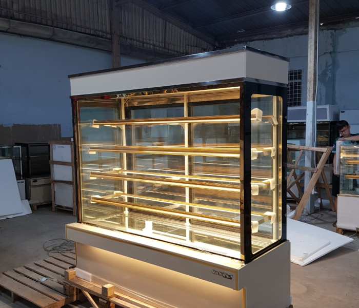 Tủ bánh kem 5 tầng 1,8m 