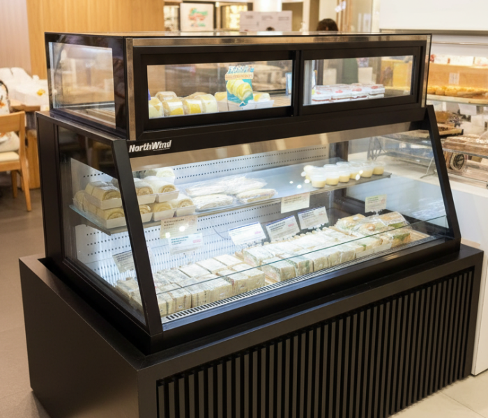 Tủ trưng bày bánh - Mẫu kết hợp