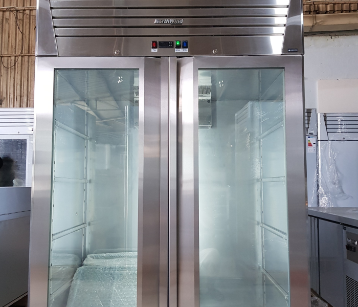 Tủ đông inox 304 cửa kính 