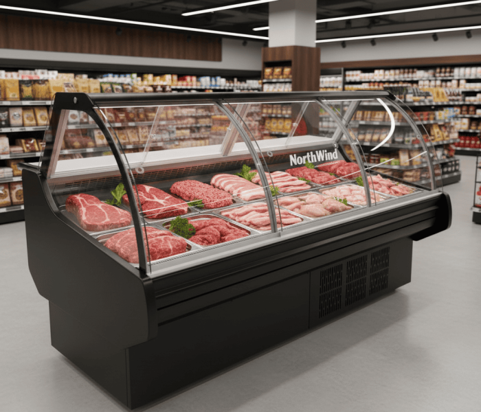 Tủ trưng bày thịt, cá tươi sống Northwind