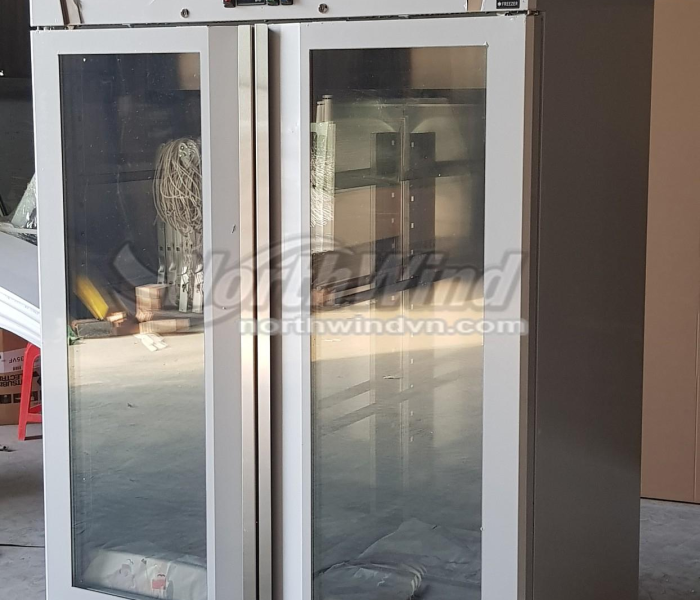 Tủ mát cửa kính công nghiệp 