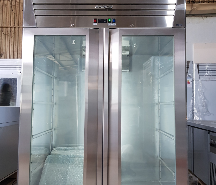 Tủ đông inox 304 cửa kính 