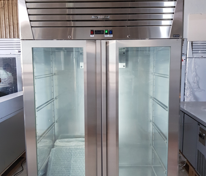 Tủ đông inox 304 cửa kính 
