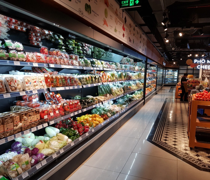 Lắp đặt siêu thị An Nam 