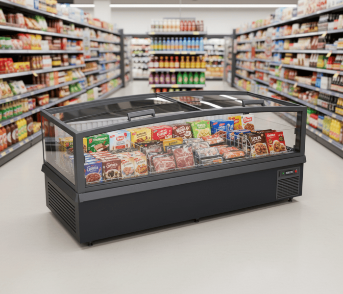 Tủ đông đảo kính trong suốt Northwind