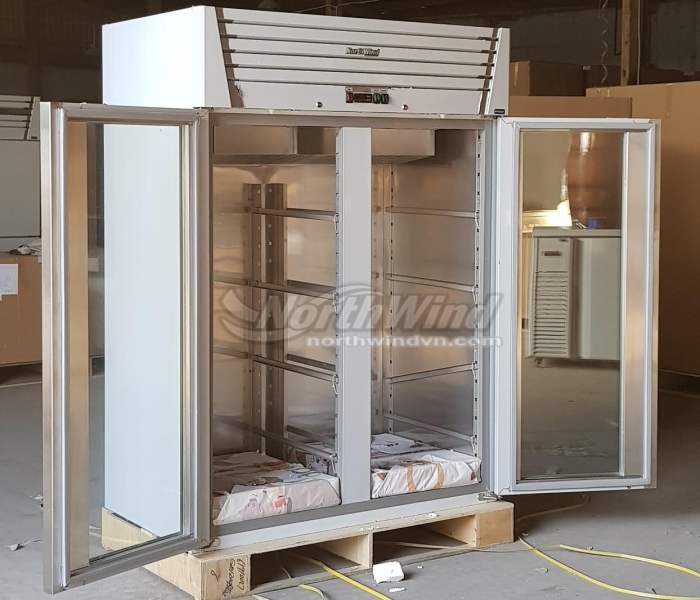 Tủ đông cửa kính công nghiệp 