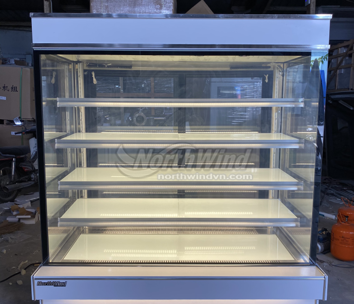 Tủ bánh kem 5 tầng 1,5m 