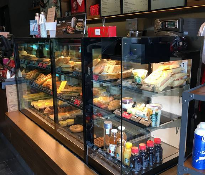 Tủ bánh 2 ngăn kết hợp 