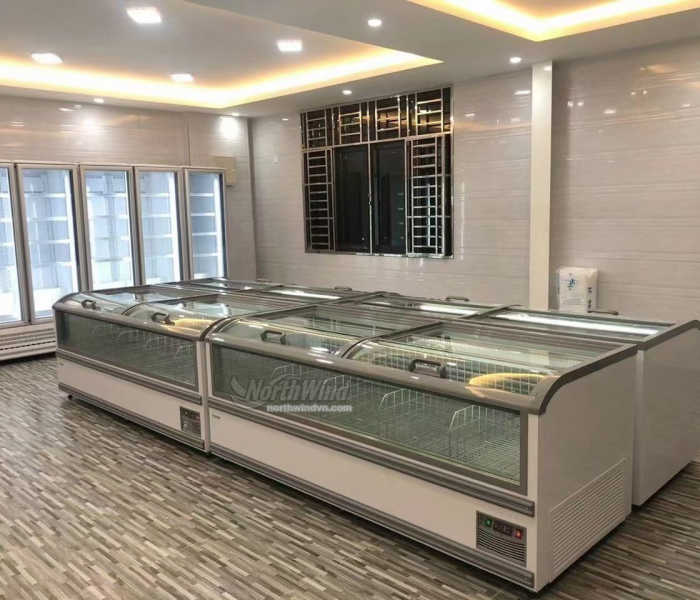 Tủ đông trưng bày 