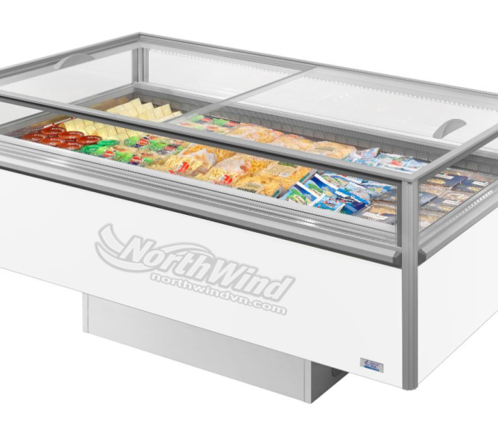 Tủ đông nằm siêu thị 