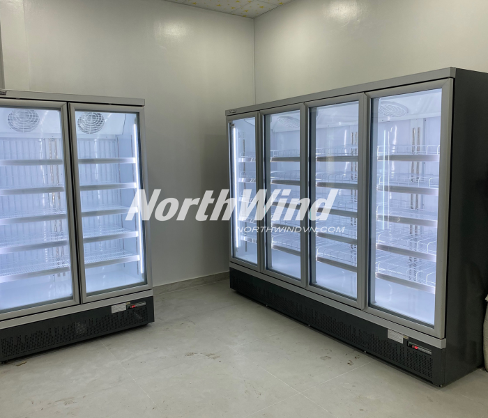 Tủ mát 2 cửa siêu thị 