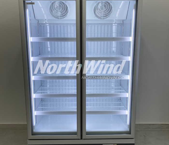 Tủ mát 2 cửa siêu thị 