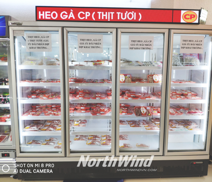 Tủ trưng bày siêu thị 