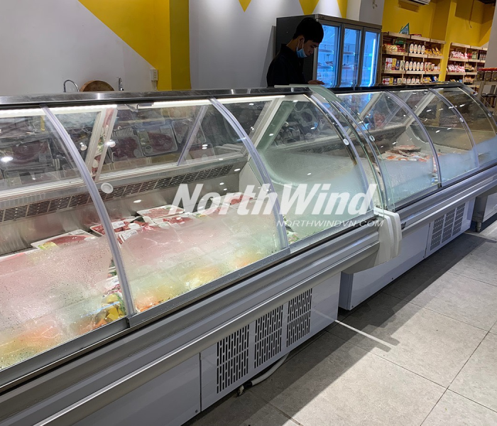 Tủ trưng bày thịt tươi 2m