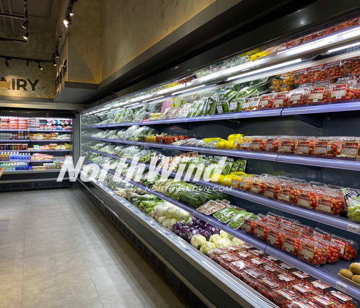 Tủ mát trưng bày không cửa