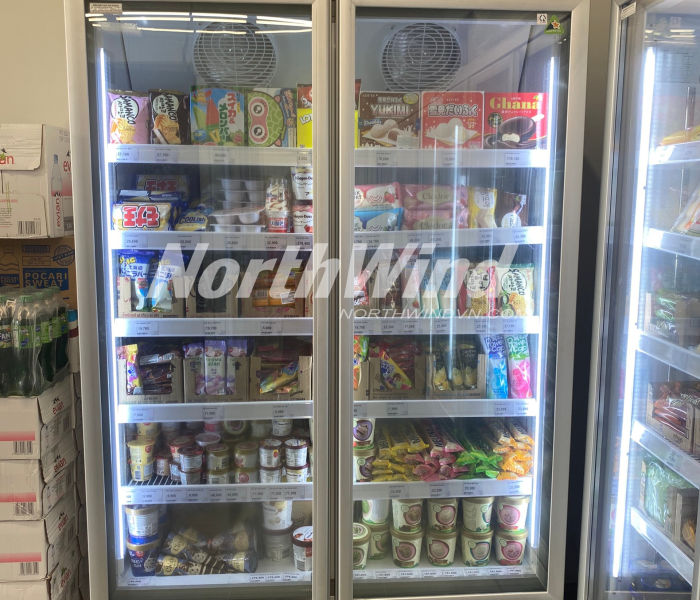 Tủ đông trưng bày 2 cửa