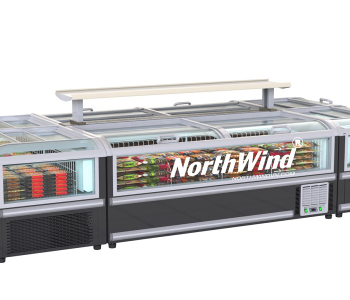 Tủ đông siêu thị cao cấp inverter 