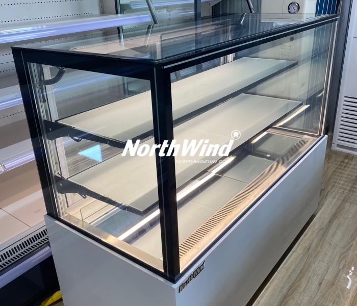 Tủ bánh kem 3 tầng 1,5m 