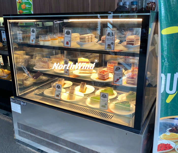 Tủ bánh mini để quầy