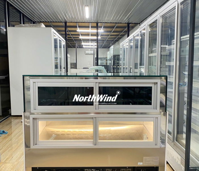 Tủ bánh kính vuông 1 tầng Northwind