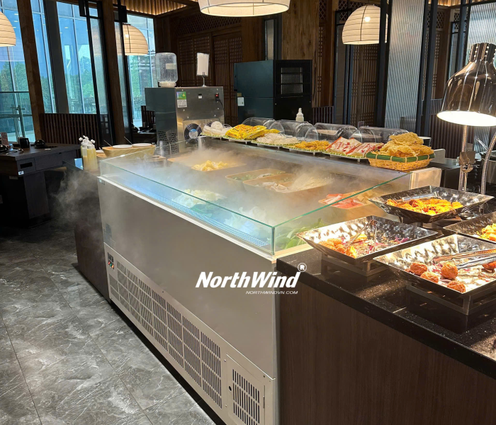 Tủ trưng bày hở  