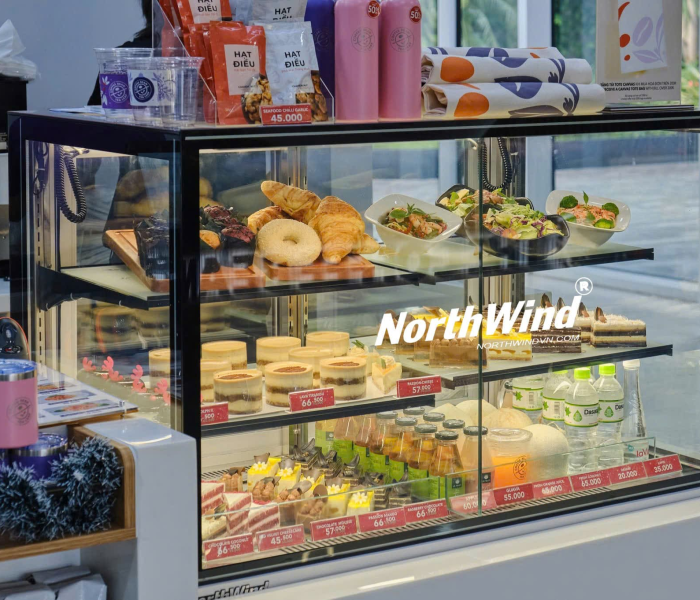 Tủ bánh 3 tầng - Chia 2 ngăn độc lập Northwind