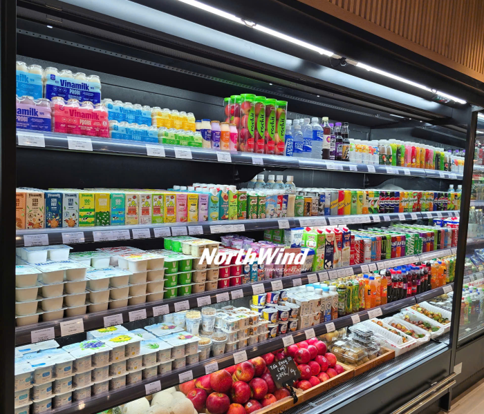 Tủ mát máy nén ngoài 2 luồng gió Northwind- LF25