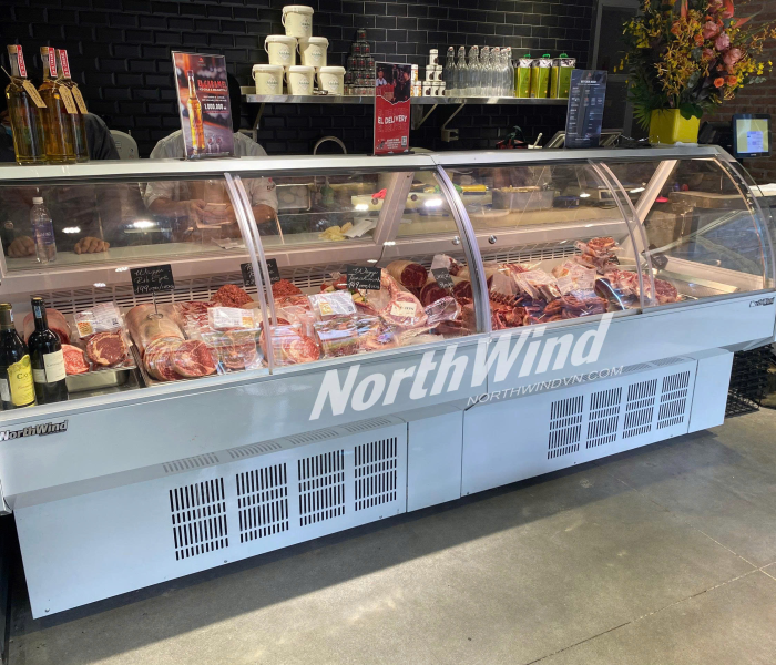 Tủ trưng bày thịt, cá tươi sống Northwind
