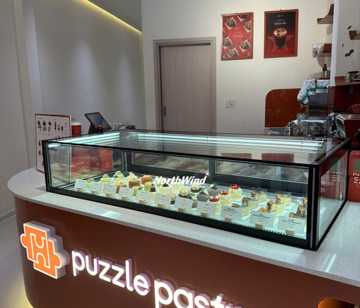 Tủ bánh kính vuông 1 tầng Northwind