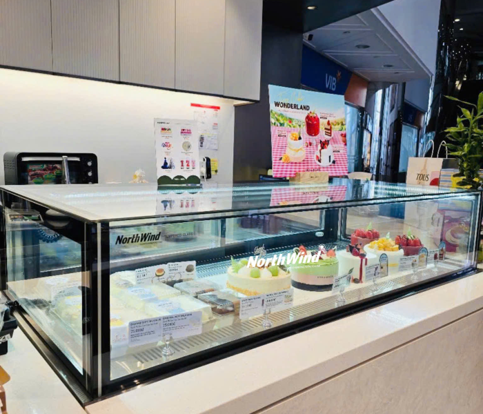 Tủ bánh kính vuông 1 tầng Northwind