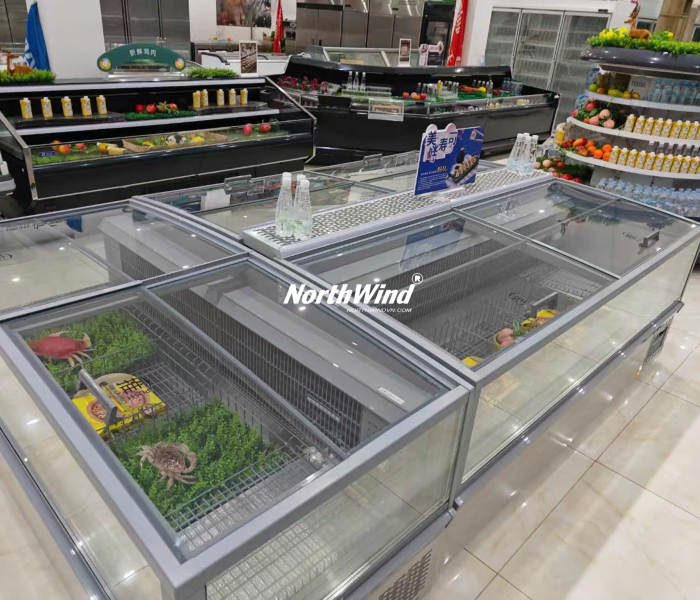 Tủ đông nằm kính mẫu mới 2026