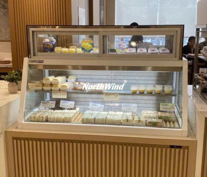 Tủ trưng bày bánh - Mẫu kết hợp