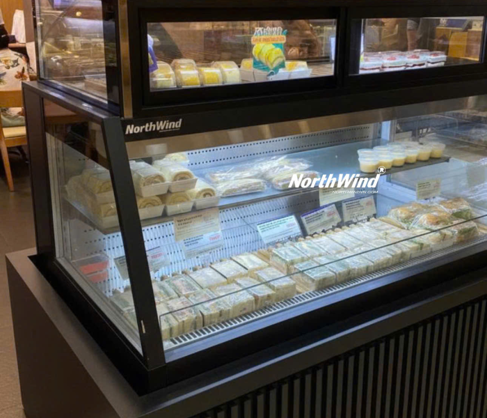 Tủ trưng bày bánh - Mẫu kết hợp